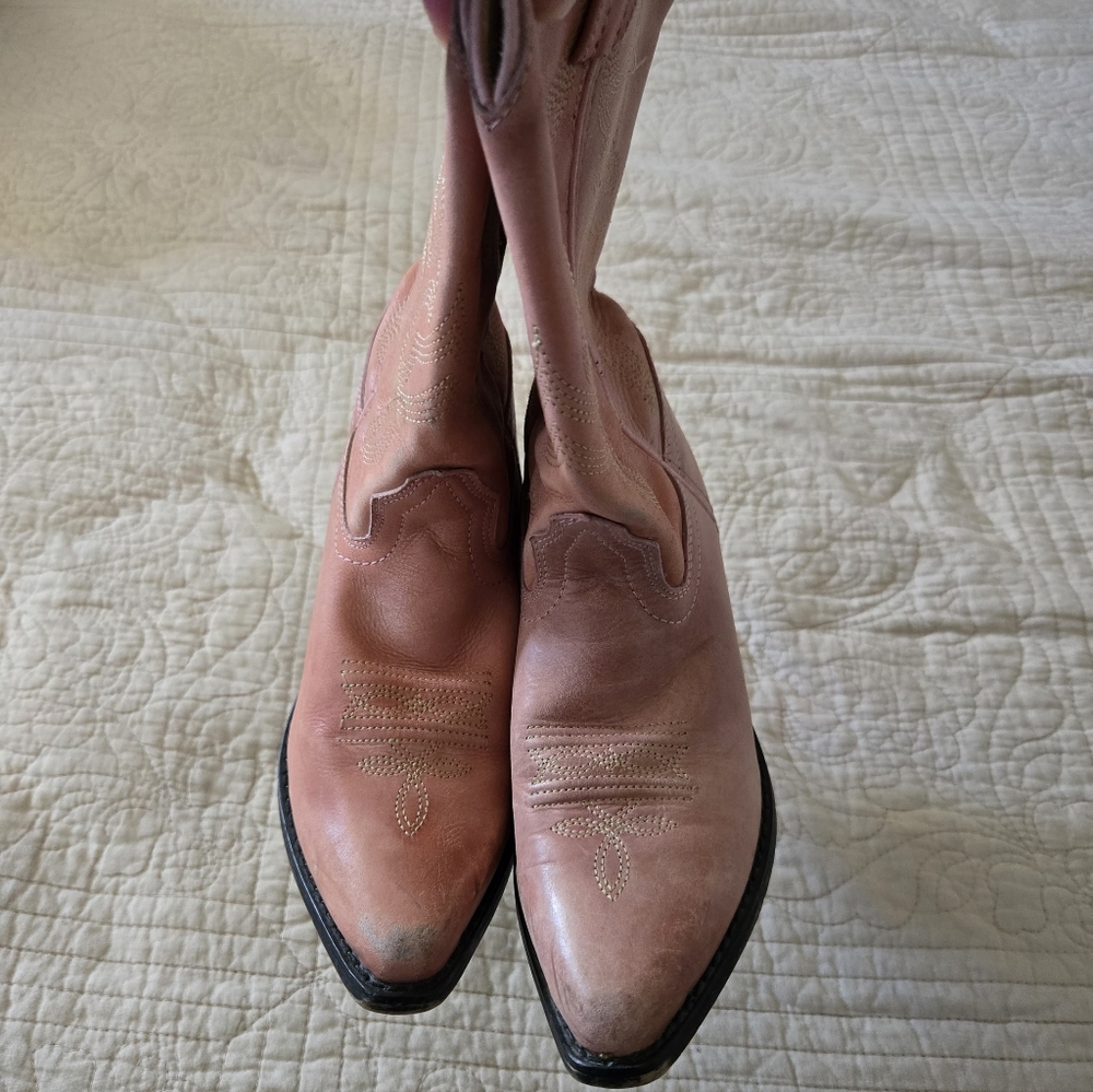 Smoky Mountain Kids Pink Cowgirl Boots Size 3.5